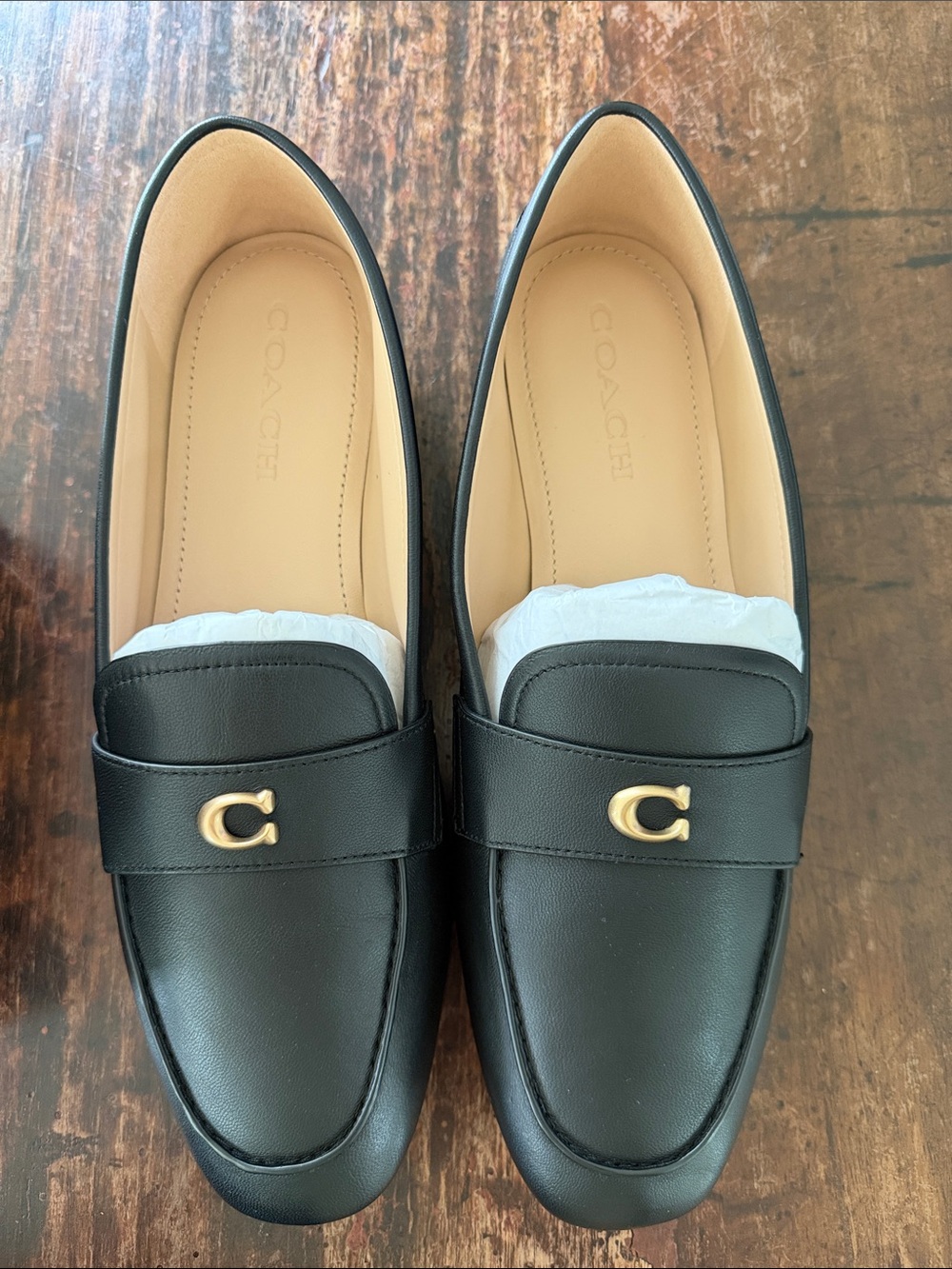 ✨Coach SCULPT C Napa Leather Butter Soft Loafers✨